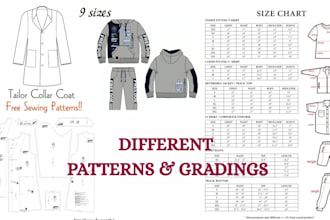 provide digital sewing patterns with instructions and fit adjustments