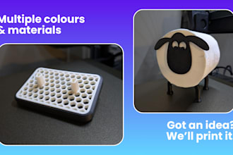 create high quality 3d prints for custom parts