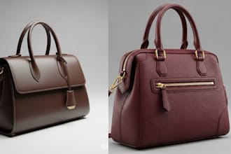 design a realistic 3d backpack model, hand bag, purse and wallet