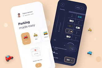 parking space app, house rental app accommodation finding app, e bike rental app