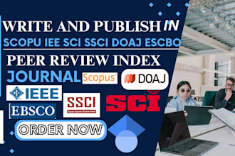 write and publish article in top scopus, ssci, sci, ieee, web of science journal