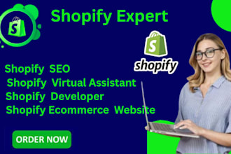 shopify seo shopify ecommerce website shopifyvirtual assistant shopify developer