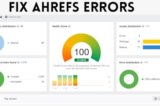 fix google search console semrush, ahrefs site audit