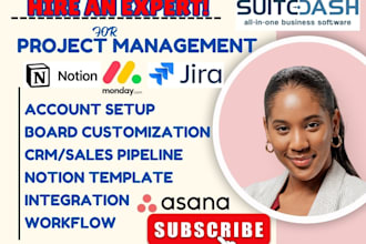 setup your monday crm monday com monday clickup notion project management