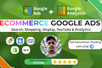 run google ads for ecommerce sales, ecommerce conversion tracking with analytics