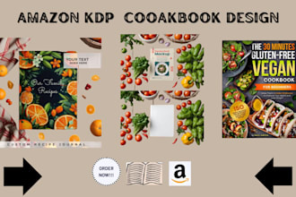 design sourdough discard cookbook covers for amazon KDP