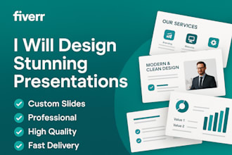design professional slide decks in powerpoint, google slides, canva, and keynote