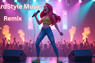 compose a hardstyle melody and remix your song to hardstyle