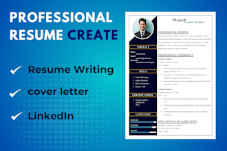 provide professional resume for your dream job