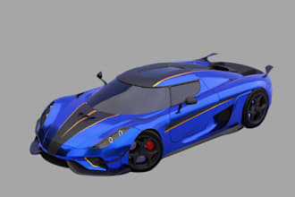 do 3d car modeling, 3d car rendering, 3d vehicle, f1 livery and rc truck model