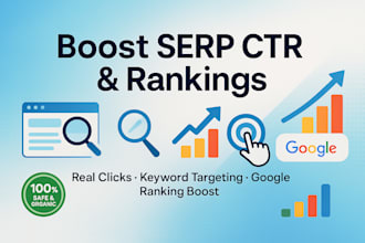 improve google ranking, increase organic traffic and optimize serp CTR