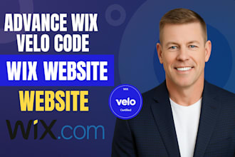 fix, edit wix author website wix velo code wix website development wix animation