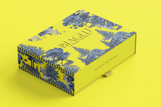 design a 3d product and mailer box mockups of your product