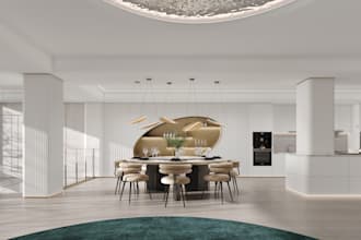 floor plan layout and 3d renderings