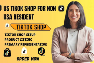 tik tok shop tiktok shop setup US tiktok shop business representative