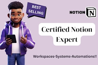 notion expert notion dashboard notion workspace notion template notion setup
