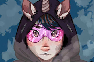 draw a portrait of your fursona