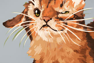 draw a pet portrait