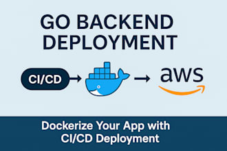 dockerize and deploy your go applications