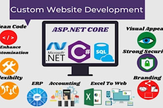 develop and fix dotnet mvc websites with database integration and deployment