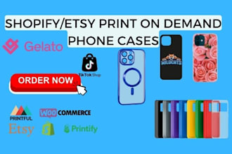 create eye catching, on trend print on demand phone case designs