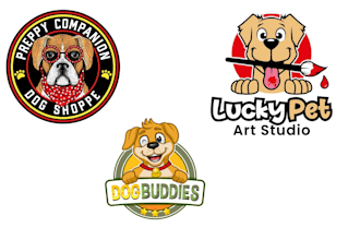 do modern pet, dog, cat or animal and veterinary clinic logo design
