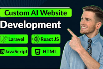 I will build professional website as full stack developer, frontend web development