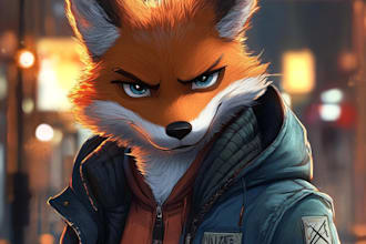 draw furry art fursona, anthro, oc, headshots commissions