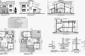 provide structural drawing for residential and commercial buildings