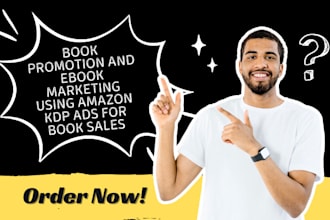 do book promotion and ebook marketing using amazon KDP ads for book sales