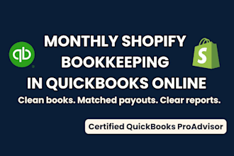 manage your monthly shopify bookkeeping in quickbooks online