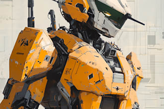 draw your  armor character,   fanart, in anime