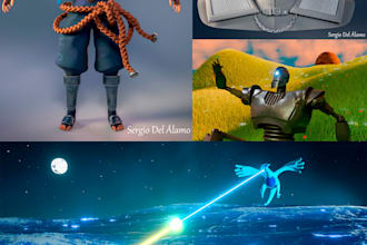 model any stylized character prepared for videogames