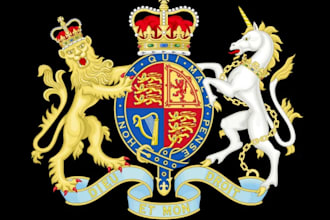 design custom luxury heraldic, coat of arms, family crest logo