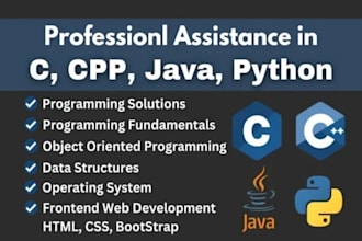 do computer science assigned, java,c, cpp, python programming tasks and project