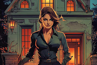do comic book page illustration comic strip cover art