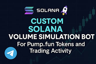 create a custom solana volume simulation bot for pumpfun tokens and trading