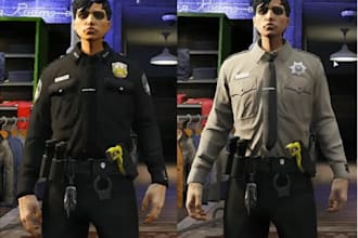 create fivem eup package for male and female characters without branding
