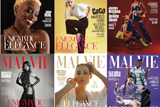 magazine design print ready and source file inbox me for designs