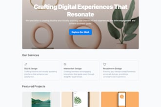 design modern, clean UI UX for your website or mobile app