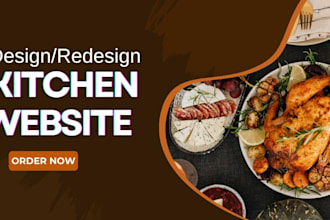 professional restaurant and cloud kitchen website design  elementor ,divi expert