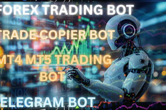 create custom forex trade copier or bot for mt4 mt5  and telegram, match trader