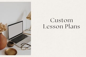 create custom lesson plans for online english tutors