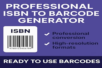 generate unique barcodes for books from your isbn numbers