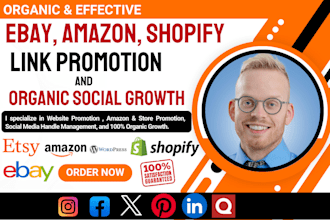 promote your website amazon shopify etsy ebay article or any web on pinterest
