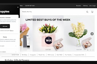 develop or integrate loyalty reward website shop loyalty websit discount website