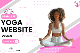 design yoga website, responsive yoga website, fitness, gym website