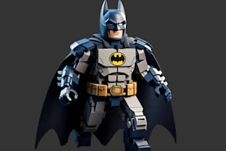design 3d toy 3d lego figures articulated animal fidget toy for 3d printing