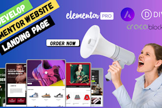 build landing page with astra pro, divi and crocoblock expert