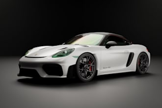 build realistic suv car,body kits,racing car game, rim,front fender,HQ rendering